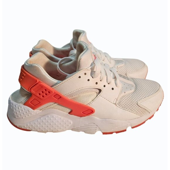 Nike Air Huarache Run GS 'White Racer Pink' 654280-108 6.5 Youth / Womens 8 EUC - Picture 2 of 15